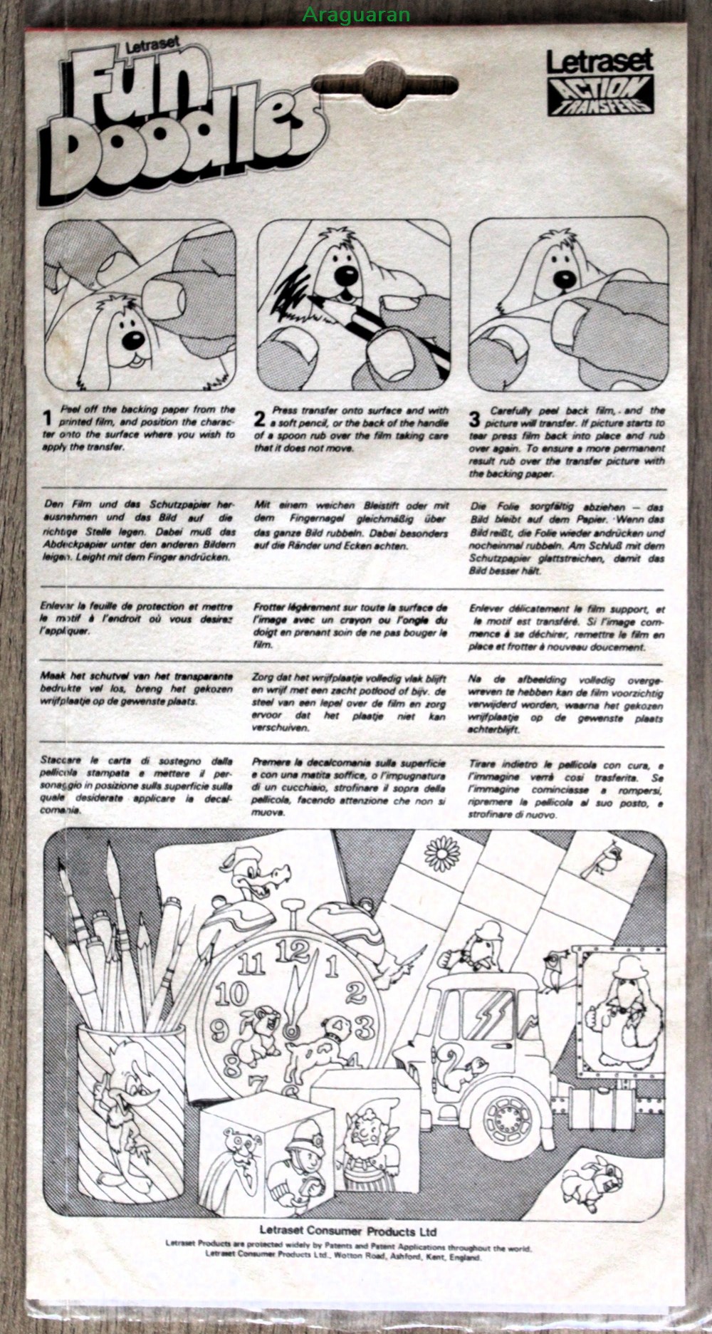 divers decorations magnets autocollants decalcomanies letraset fun doodles pinocchio