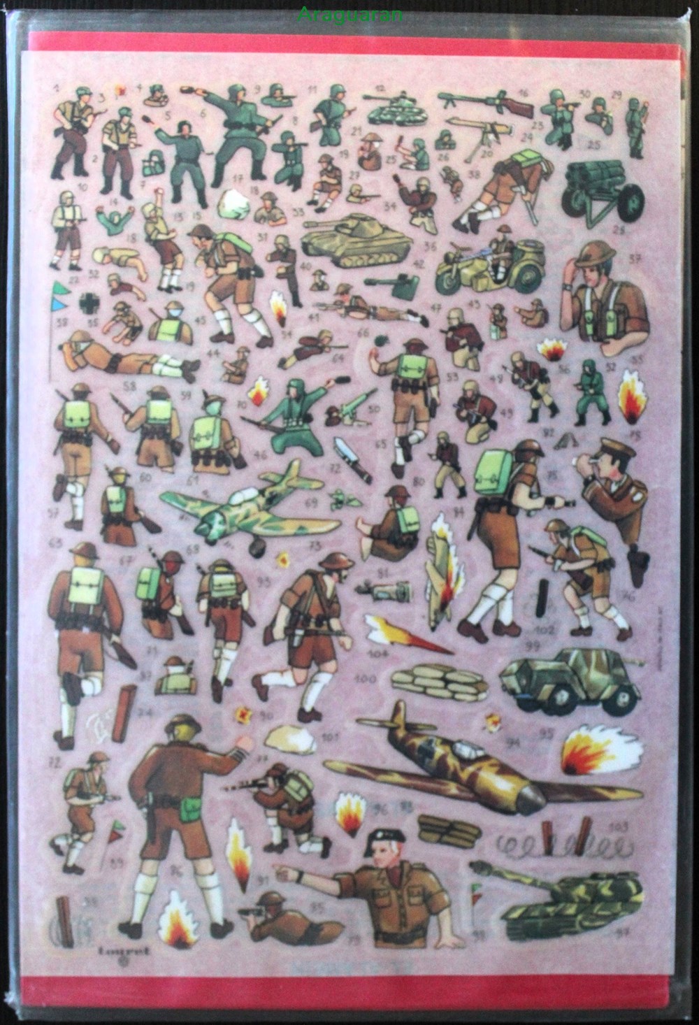 Décorama - Touret - Grands évènements de l'histoire - La bataille d'El Alamein divers decorations magnets autocollants decalcomanies decorama touret grands evenements de histoire la bataille el alamein
