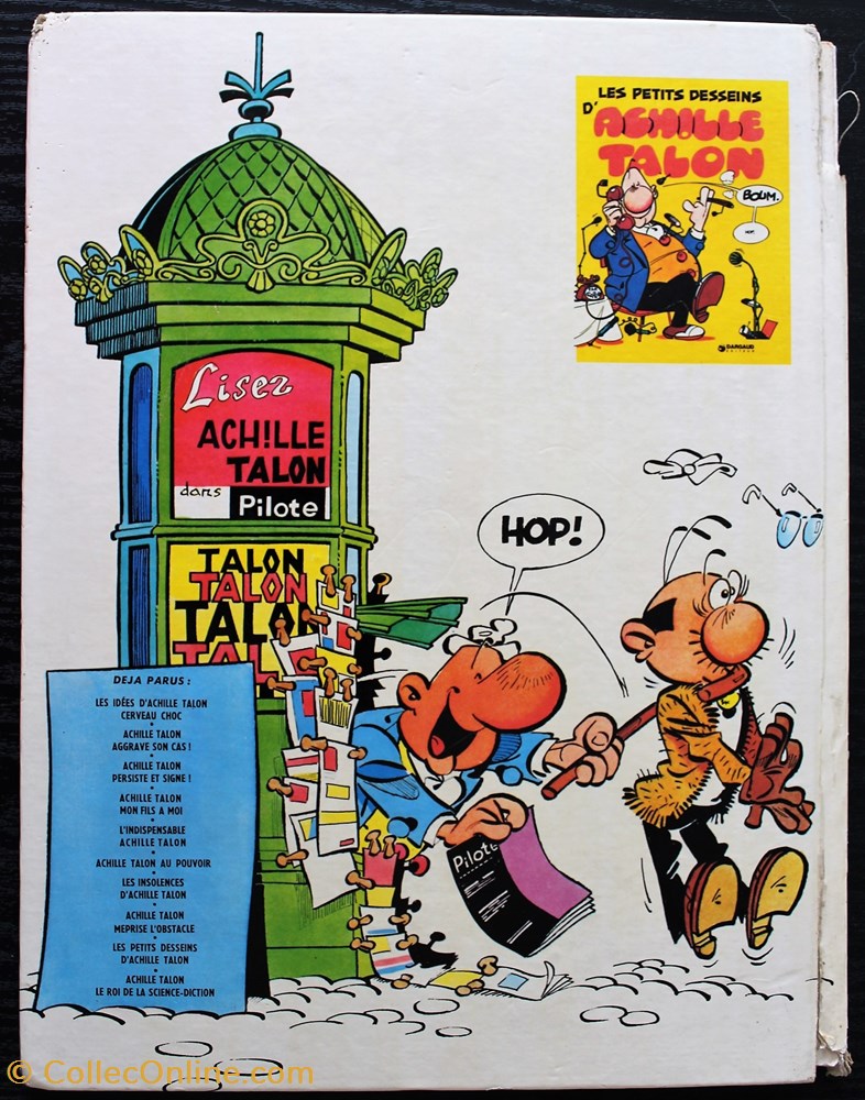 livres bd revues bandes dessinees album achille talon 10 le roi de la science diction eo 1974
