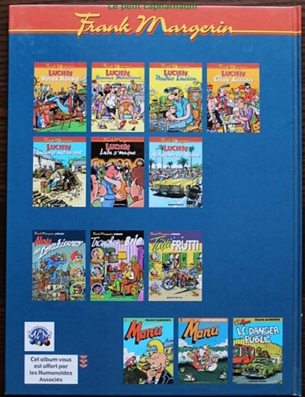 Lucien et Cie - 01 - Votez Rocky - Rééd. 2000 livres bd revues bandes dessinees lucien et cie 01 votez rocky reed 2000