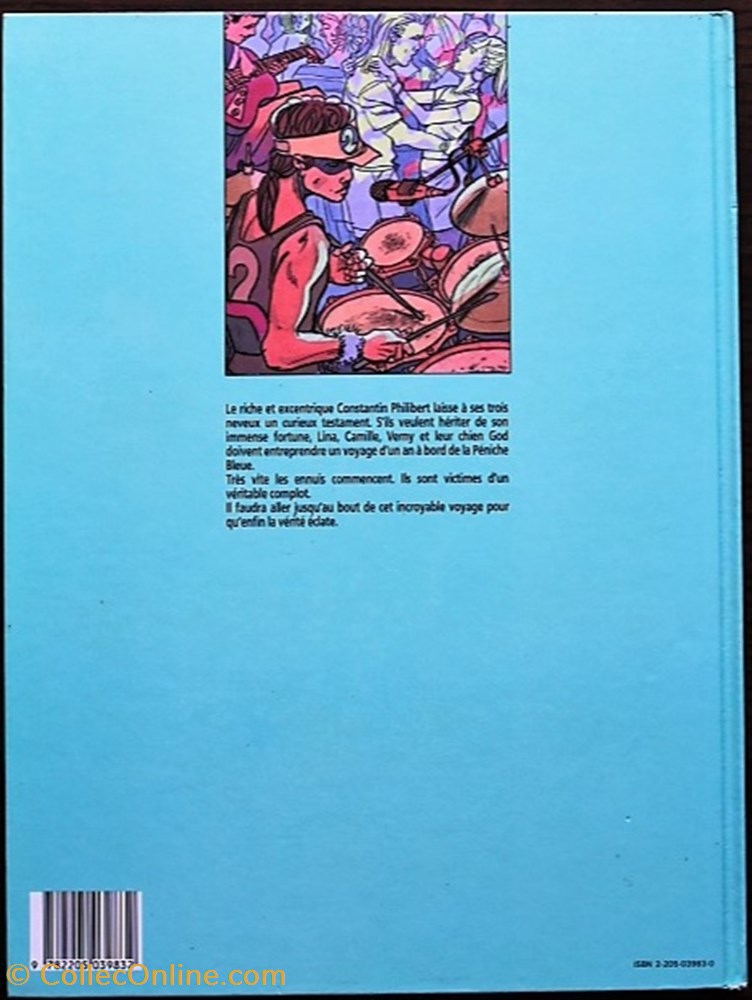 livres bd revues bandes dessinees album la peniche bleue etrange heritage eo 1990
