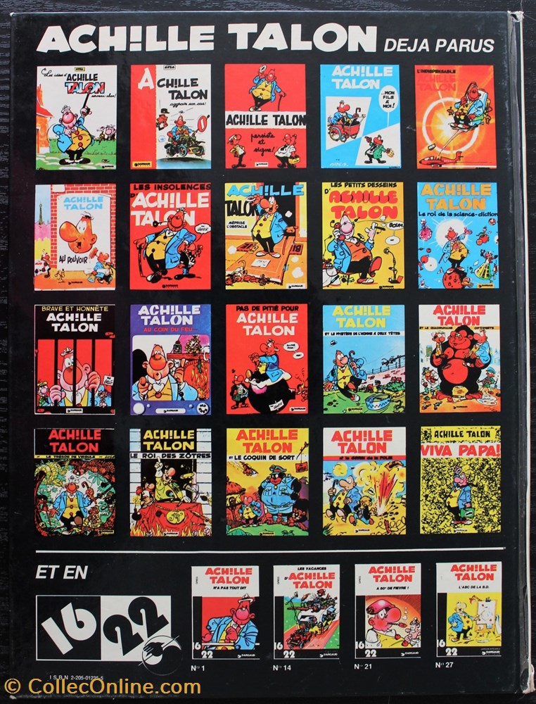 Album - Achille Talon - 21 - Ma vie à moi - EO 1978 livres bd revues bandes dessinees album achille talon 21 ma vie a moi eo 1978
