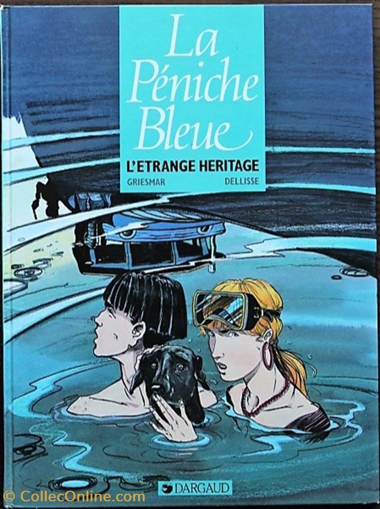 livres bd revues bandes dessinees album la peniche bleue etrange heritage eo 1990