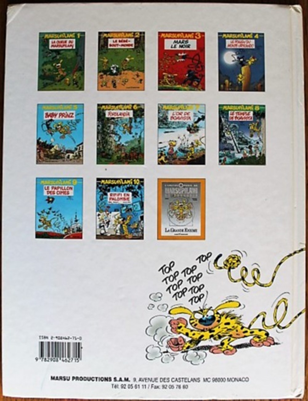 Marsupilami - 10 - Rififi en Palombie - EO 1996 livres bd revues bandes dessinees marsupilami 10 rififi en palombie eo 1996