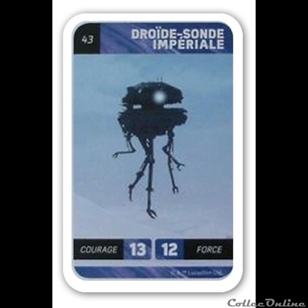 43 - Droîde-sonde impériale jeux jouet jeu carte collectionner 43 droide sonde imperiale