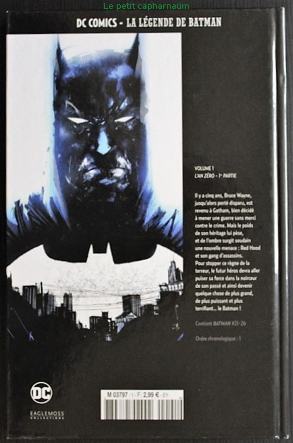 Batman (DC Comics - La légende Batman) - L'an zéro - 1re partie - Rééd.2017 livres bd revues batman dc comics la legende batman an zero 1re partie reed 2017
