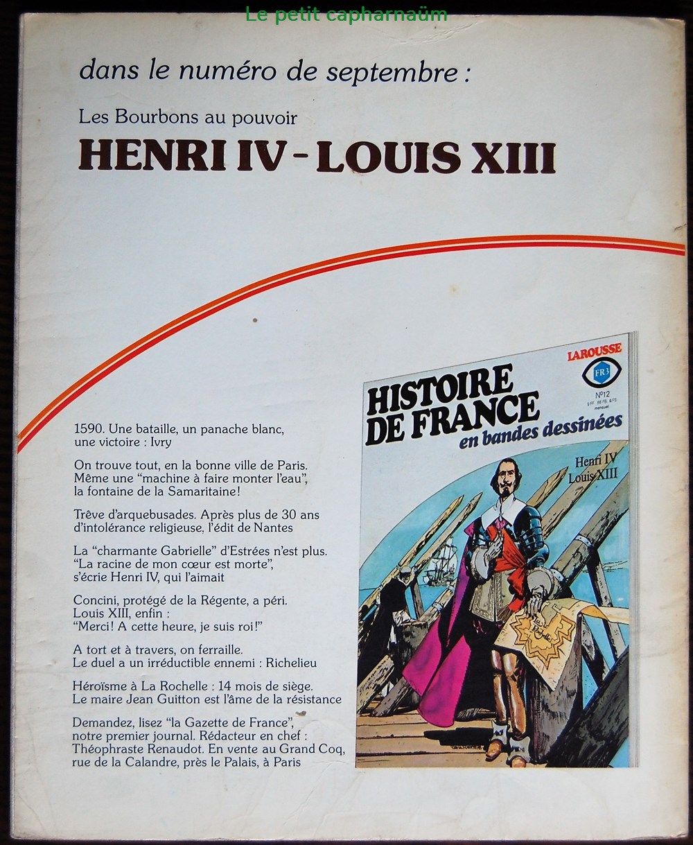 livres revues bandes dessinees histoire de france en bd 11 les decouvertes la reforme eo 1977