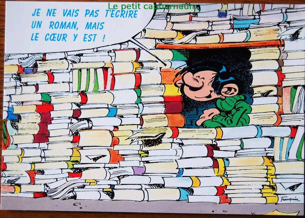 cartes postales bande dessinee cpm gaston lagaffe