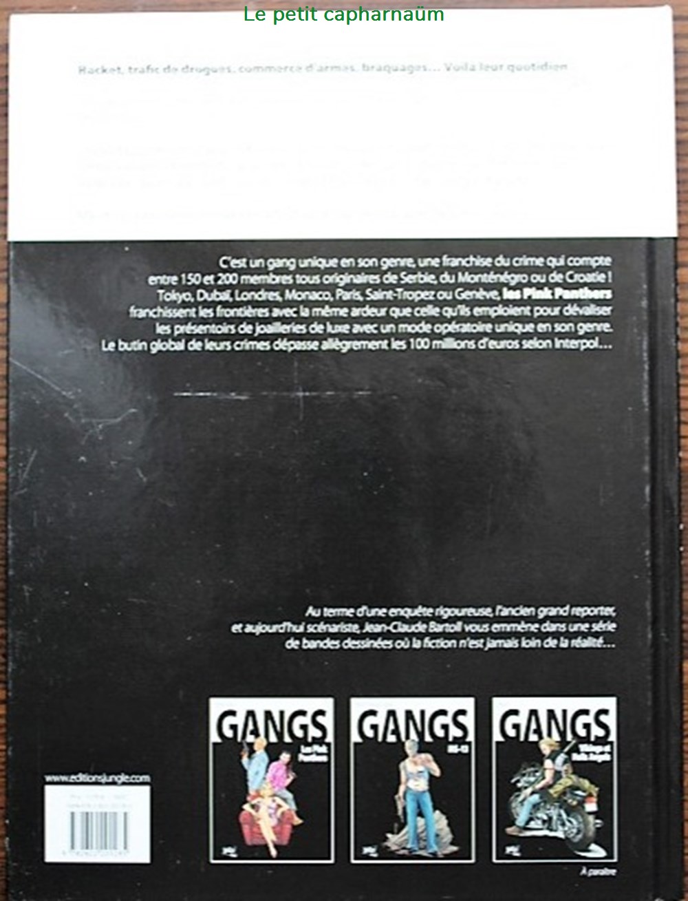 livres bd revues bandes dessinees gangs 01 les pink panthers eo 2012