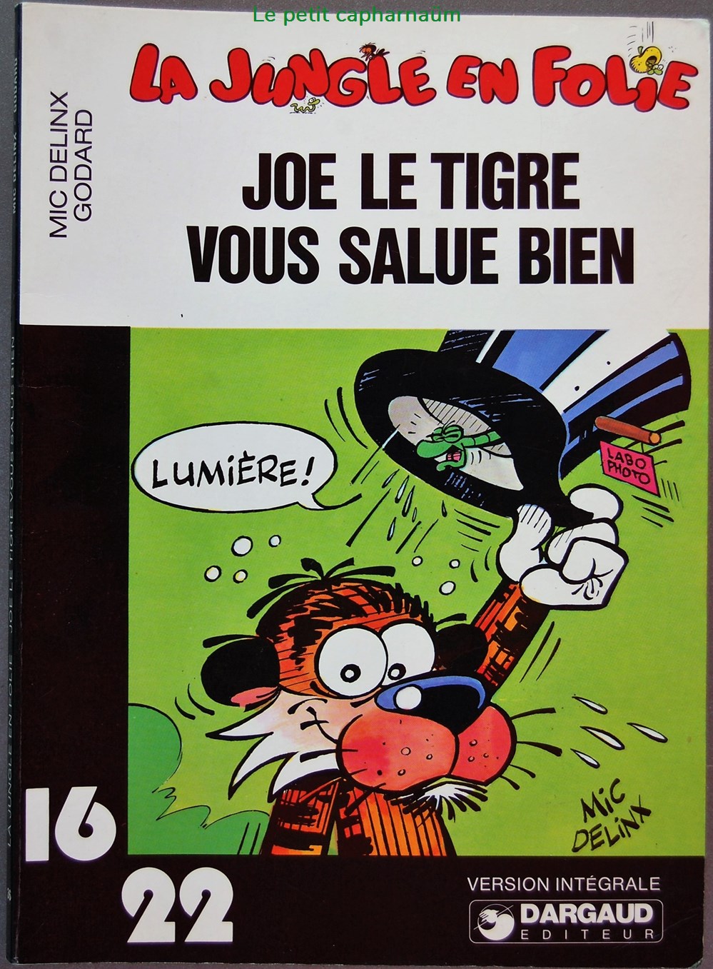 livres bd revues bandes dessinees collection 16 22 036 la jungle en folie joe le tigre vous salue bien eo 1978