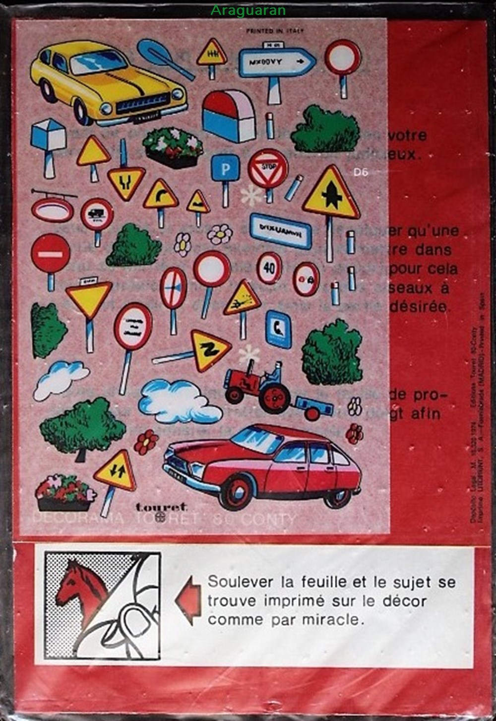 Décorama - Touret - Le code de la route divers decorations magnets autocollants decalcomanies decorama touret le code de la route