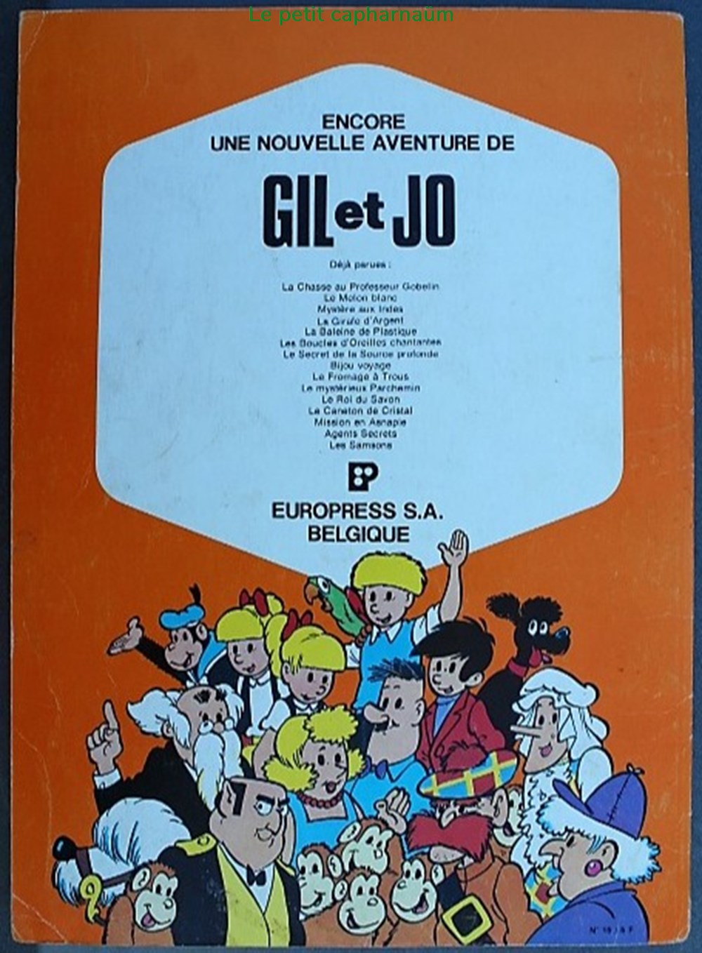 Gil et Jo - 15 - Les Samsons - EO livres bd revues bandes dessinees gil et jo 15 les samsons eo