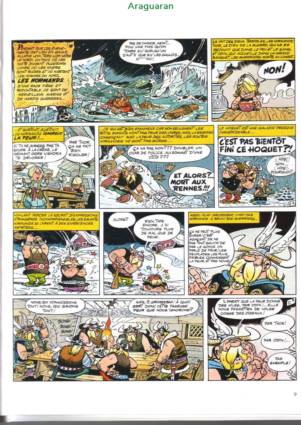 Album - Astérix - 09 - Astérix et les normands 6 livres bd revues bandes dessinees album asterix 09 asterix et les normands