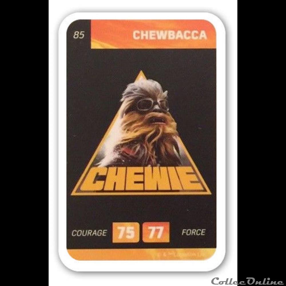 85 - Chewbacca jeux jouet jeu de carte collectionner 85 chewbacca