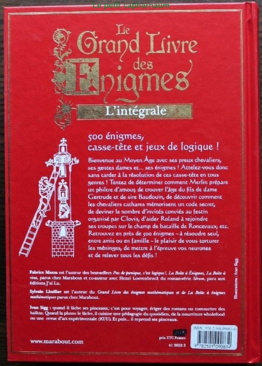 Grand livre des énigmes (Le) - L'intégrale - 2013 2 livres bd revues grand livre des enigmes le integrale 2013