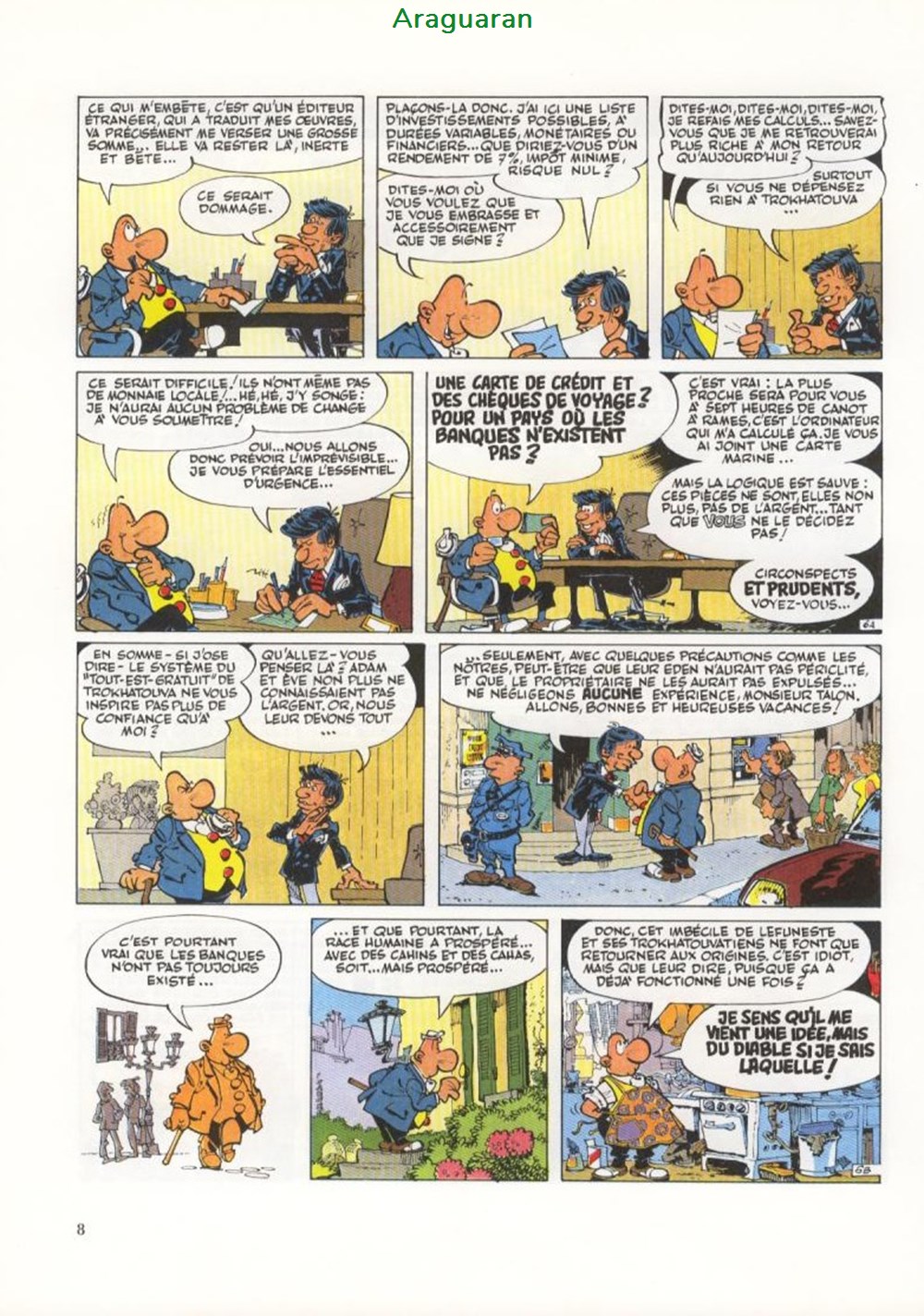 Album - Achille Talon - 37 - Achille Talon et l'archipel de Sanzunron 7 livres bd revues bandes dessinees album achille talon 37 achille talon et archipel de sanzunron