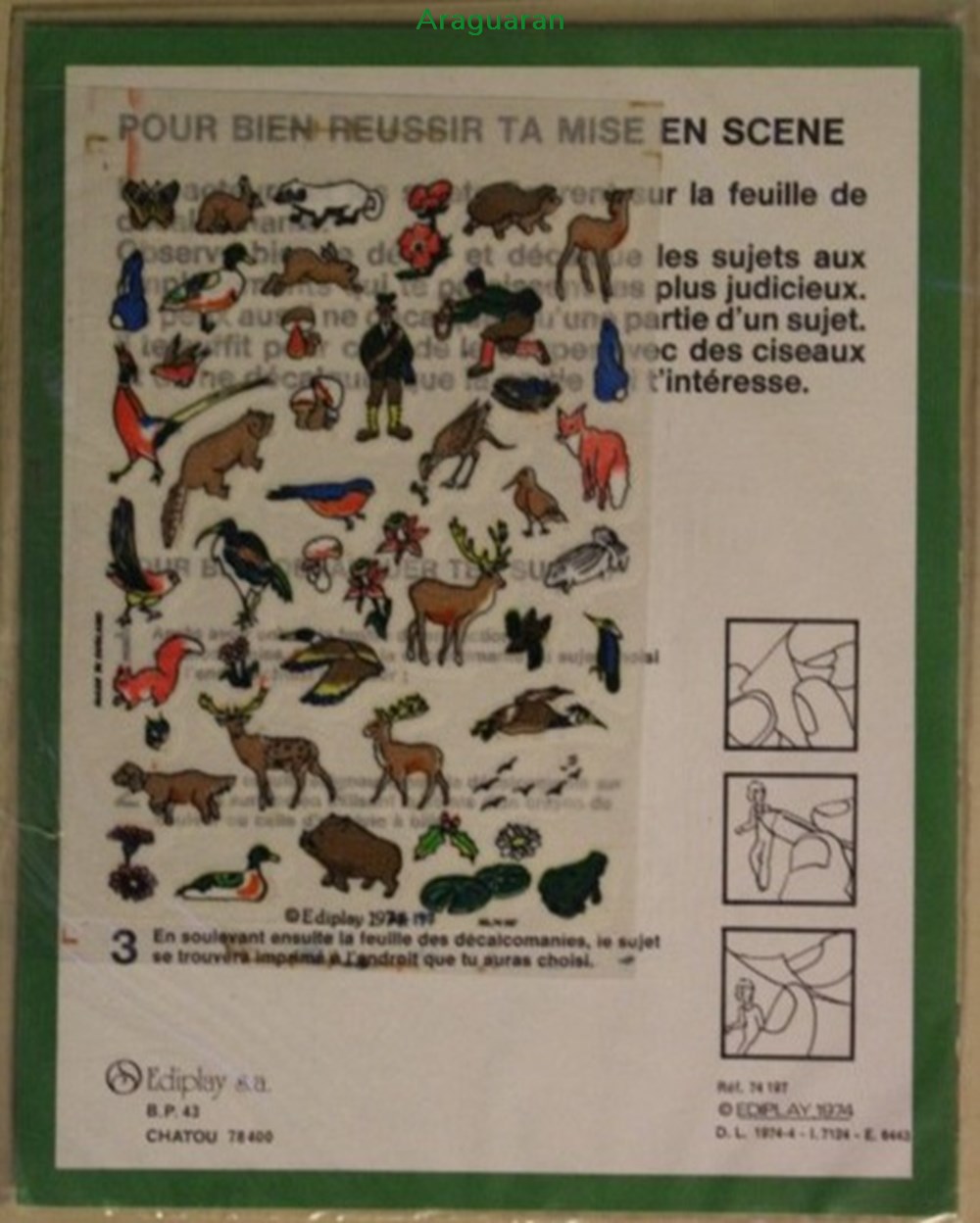 divers decorations magnets autocollants decalcomanies decorama ediplay ferme normande la