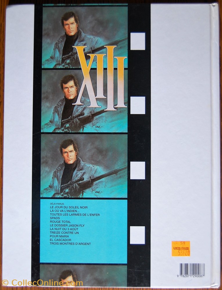 XIII - 03 - Toutes les larmes de l'enfer - Rééd. 1996 livres bd revues bandes dessinees xiii 03 toutes les larmes de enfer reed 1996