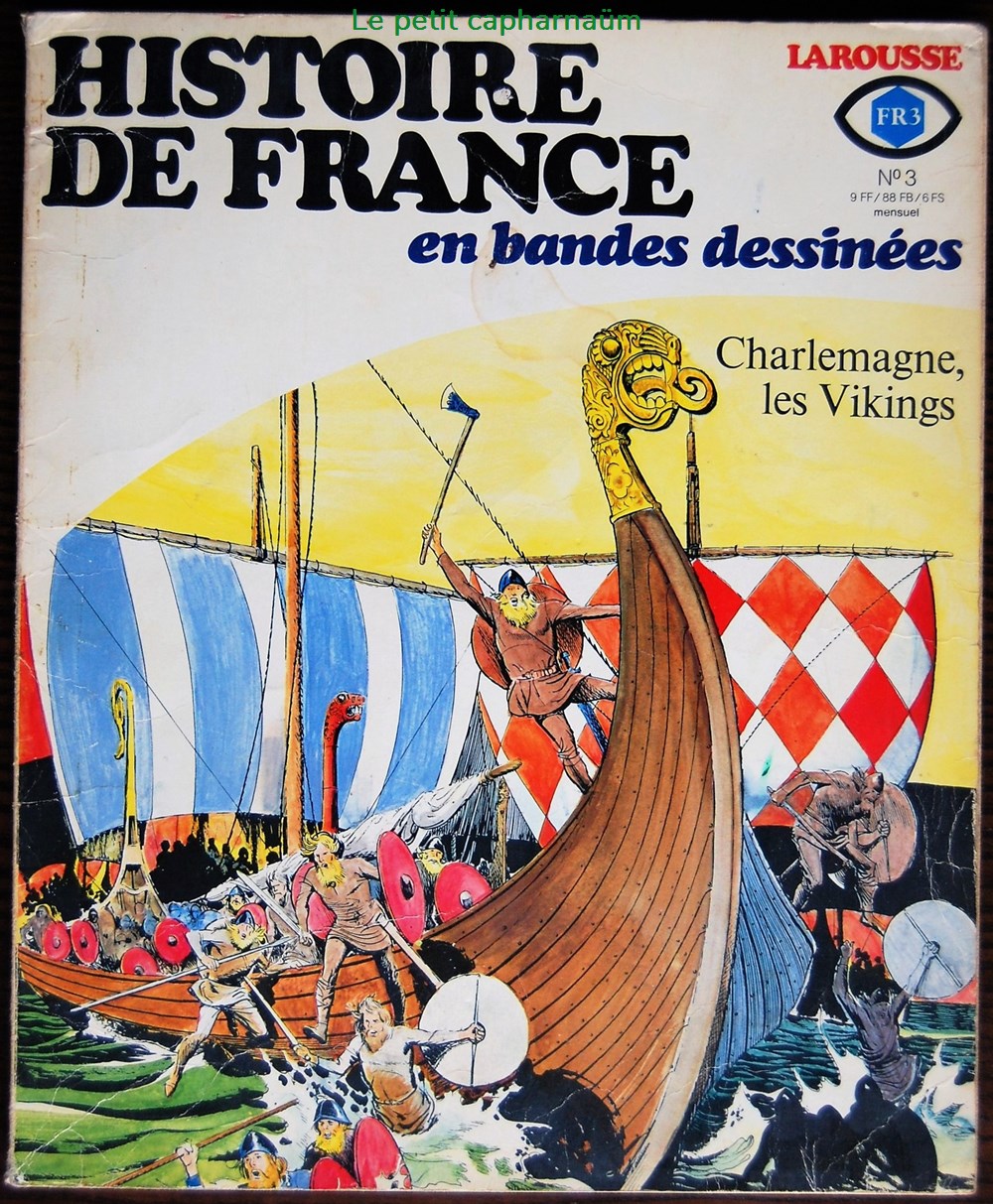 livres revues bandes dessinees histoire de france en bd 03 charlemagne les vikings eo 1976