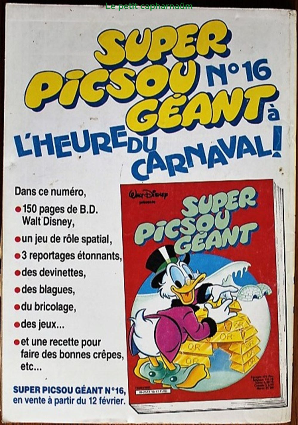 livres bd revues picsou magazine n 181