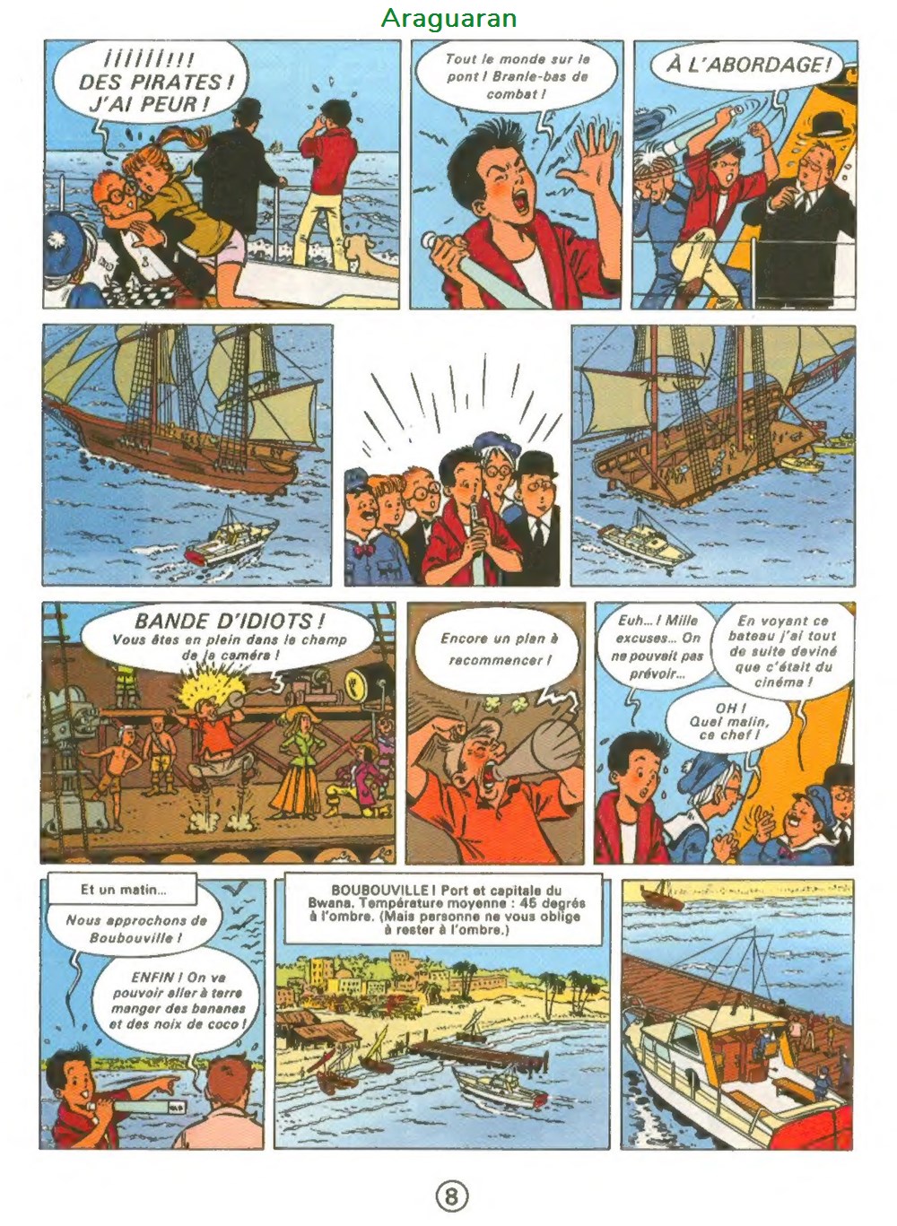 Album - 4 as (Les) - 09 - Les 4 as et l'île du Robinson 7 livres bd revues bandes dessinees album 4 as les 09 les 4 as et ile du robinson