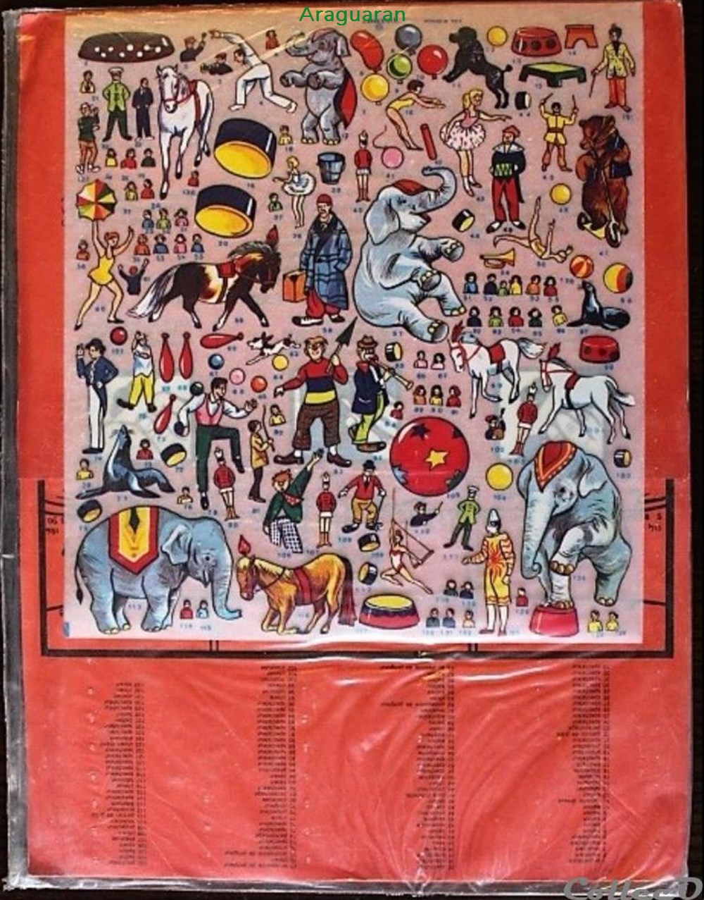 divers decorations magnets autocollants decalcomanies decorama touret maxi le cirque