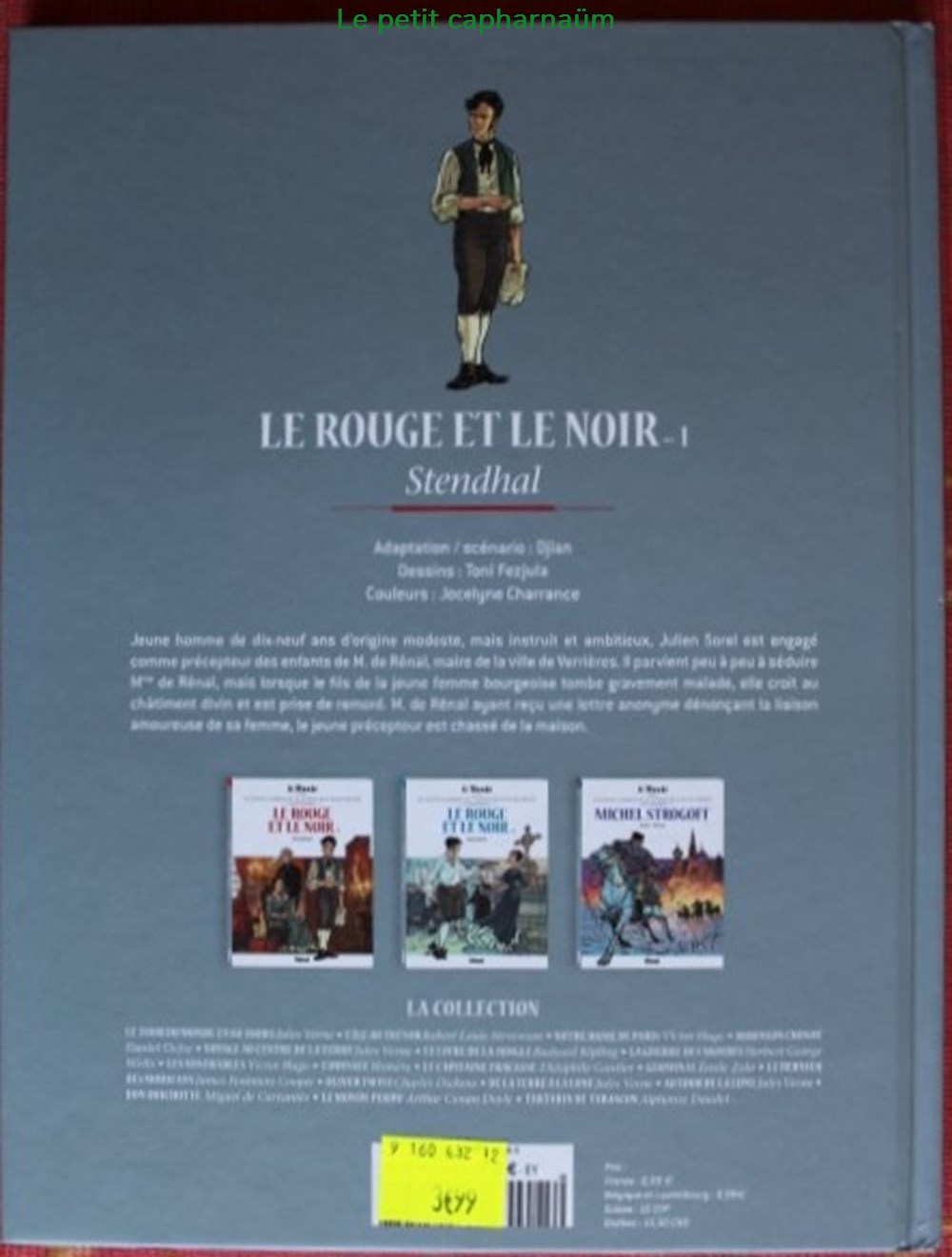 Les grands classiques de la littérature en BD - 25 - Le rouge et le noir - Tome 1 - Rééd. 2017 livres revues bandes dessinees les grands classiques de la litterature en bd 25 le rouge et le noir tome 1 reed 2017