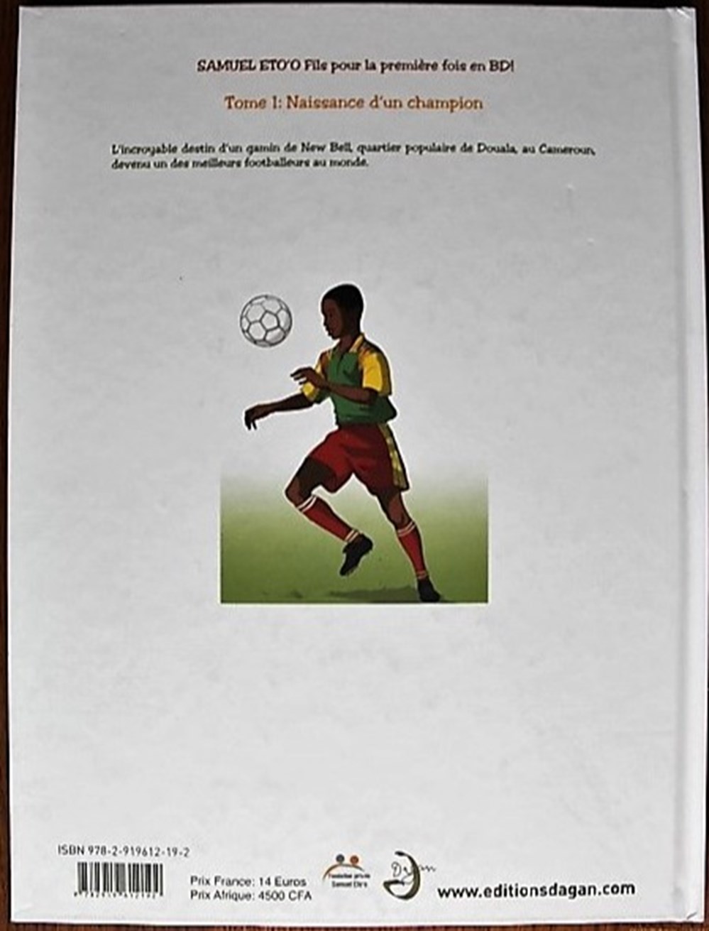 Album - Eto'o fils - Naissance d'un champion - EO 2013 livres bd revues bandes dessinees album eto o fils naissance un champion eo 2013
