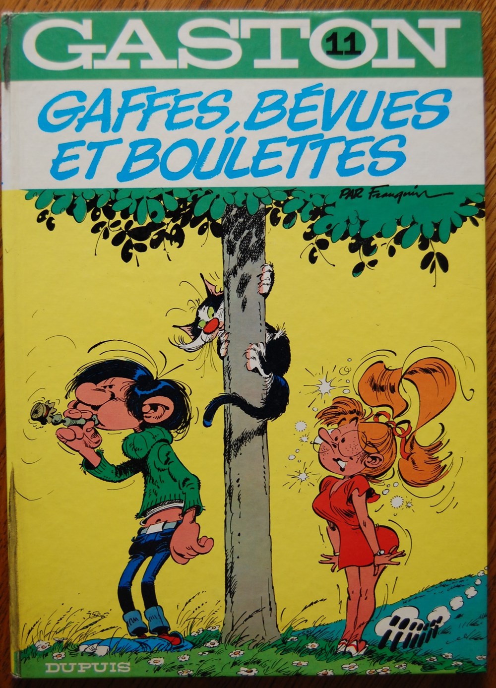 Gaston - 11 - Gaffes, bévues et boulettes - EO 1973 livres bd revues bandes dessinees gaston 11 gaffes bevues et boulettes eo 1973