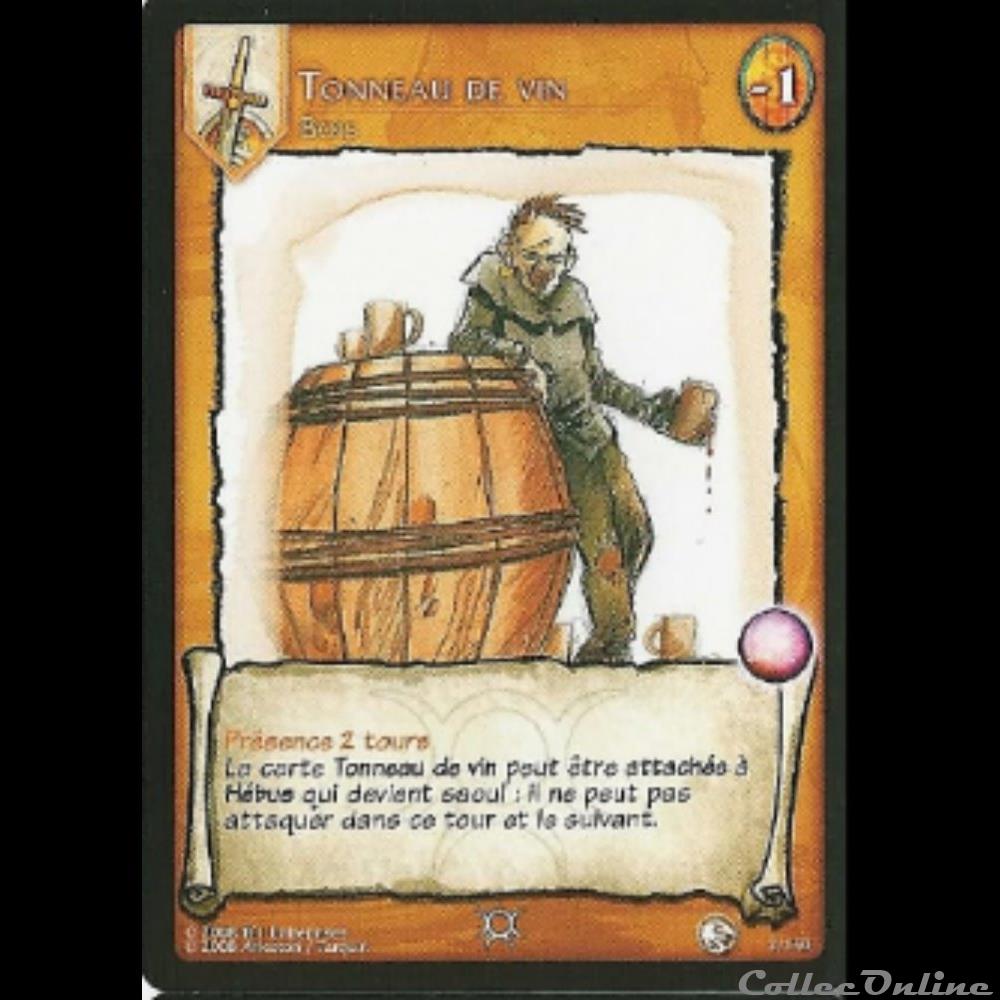Lanfeust de Troy - 002 - Tonneau de vin jeux jouet jeu carte collectionner lanfeust de troy 002 tonneau de vin