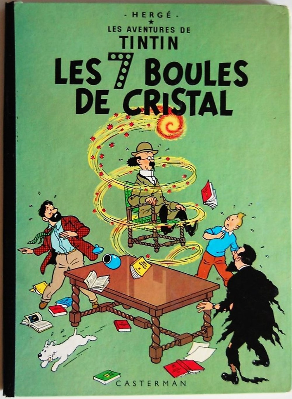 livres bd revues bandes dessinees tintin 13 les 7 boules de cristal reed 1971 b39