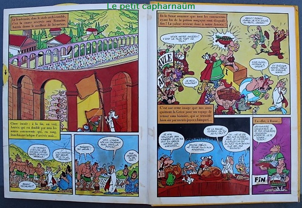 Album Pop-Hop - Astérix - 12 - Astérix aux Jeux Olympiques - EO 1972 8 livres bd revues bandes dessinees album pop hop asterix 12 asterix aux jeux olympiques eo 1972