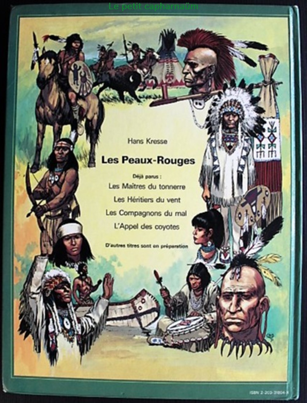 Les peaux-rouges - 04 - L'appel des coyotes - EO 1975 livres bd revues bandes dessinees les peaux rouges 04 appel des coyotes eo 1975