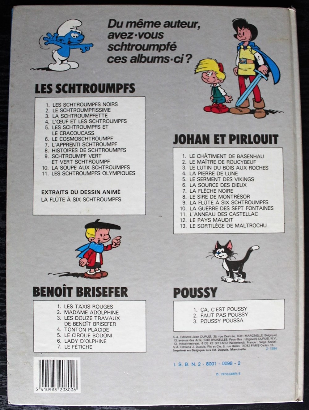 livres bd revues bandes dessinees johan et pirlouit 04 la pierre de lune reed 1984