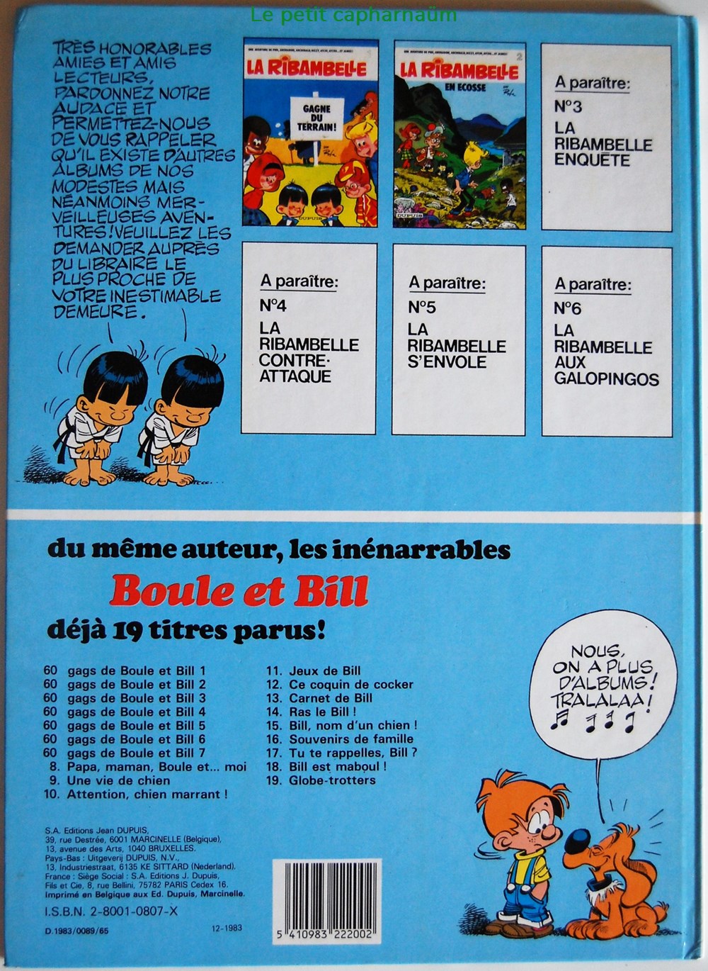 livres bd revues bandes dessinees la ribambelle 01 la ribambelle gagne du terrain reed 1983