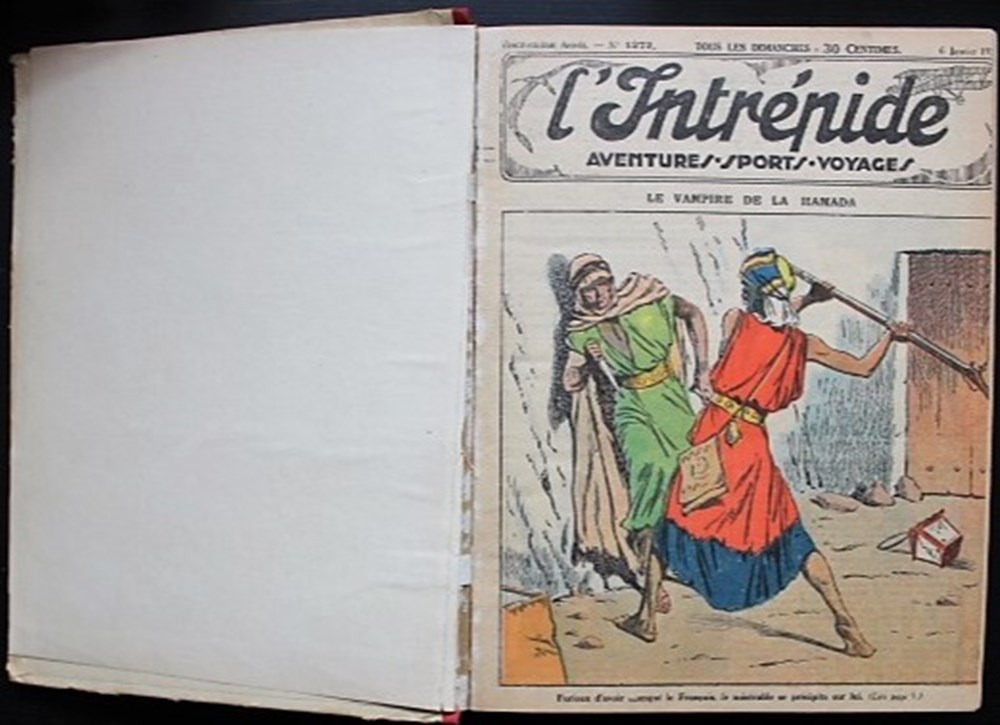 L'intrépide (avant-guerre) - Recueil 26 ème année - Du n° 1272 à 1323 -1935 4 livres bd revues vieux journaux l intrepide avant guerre recueil 26 eme annee du n 1272 a 1323 1935