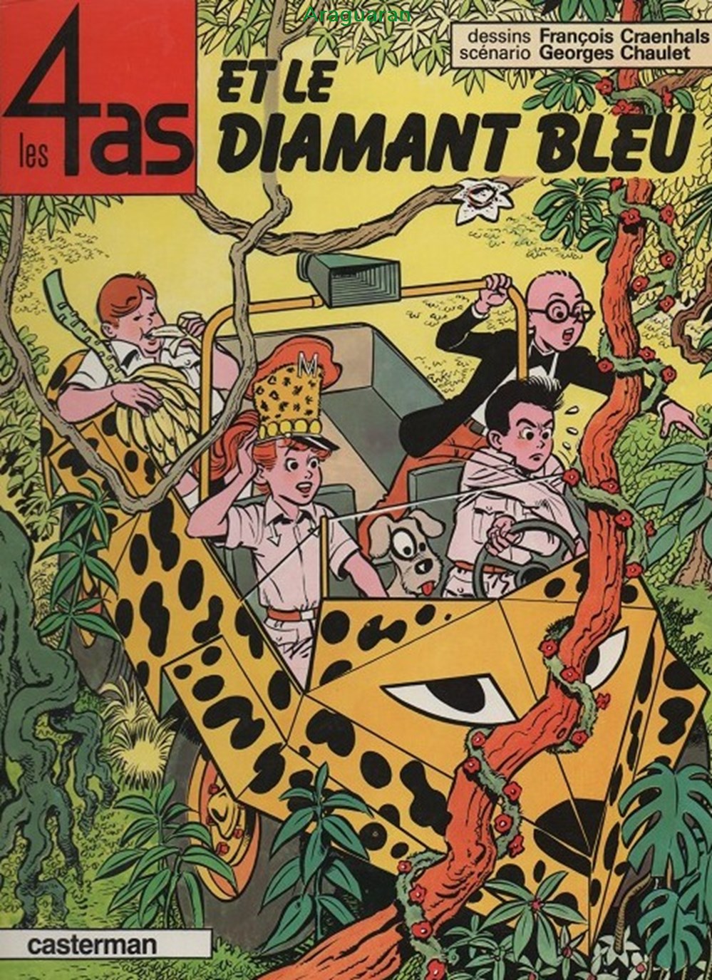 Album - 4 as (Les) - 17 - Les 4 as et le diamant bleu livres bd revues bandes dessinees album 4 as les 17 les 4 as et le diamant bleu