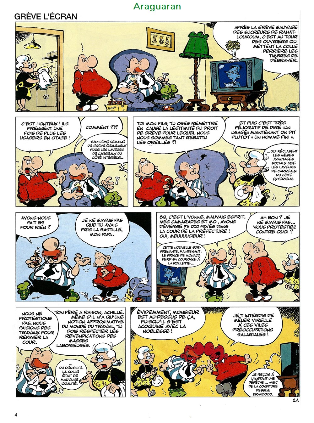 Album - Achille Talon - 47 - Achille Talon crève l'écran 3 livres bd revues bandes dessinees album achille talon 47 achille talon creve ecran