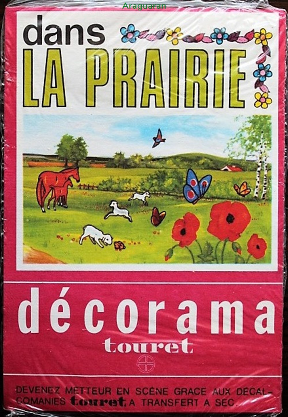 Décorama - Touret - Dans la prairie divers decorations magnets autocollants decalcomanies decorama touret dans la prairie