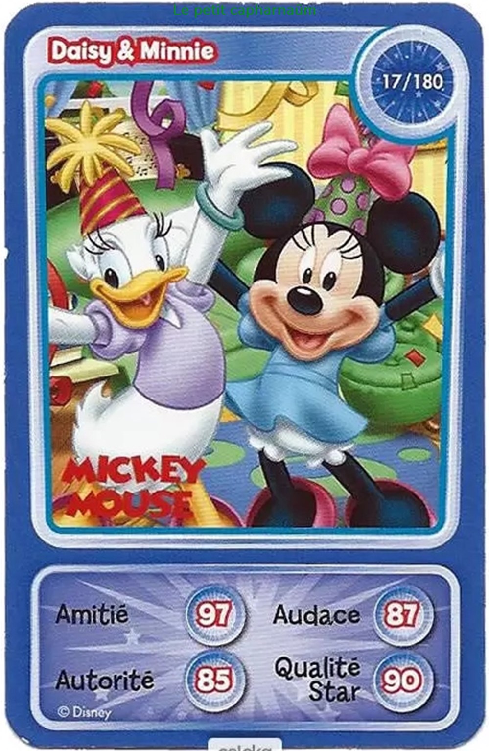 jeux jouets jeu de carte collectionner tcg disney auchan 2010 017 daisie minnie