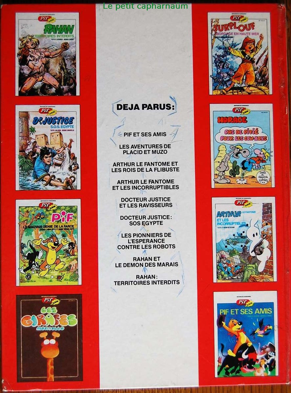 Fanfan la Tulipe - 01 - La nuit des castors - EO 1975 Pif Album livres bd revues bandes dessinees fanfan la tulipe 01 la nuit des castors eo 1975 pif album