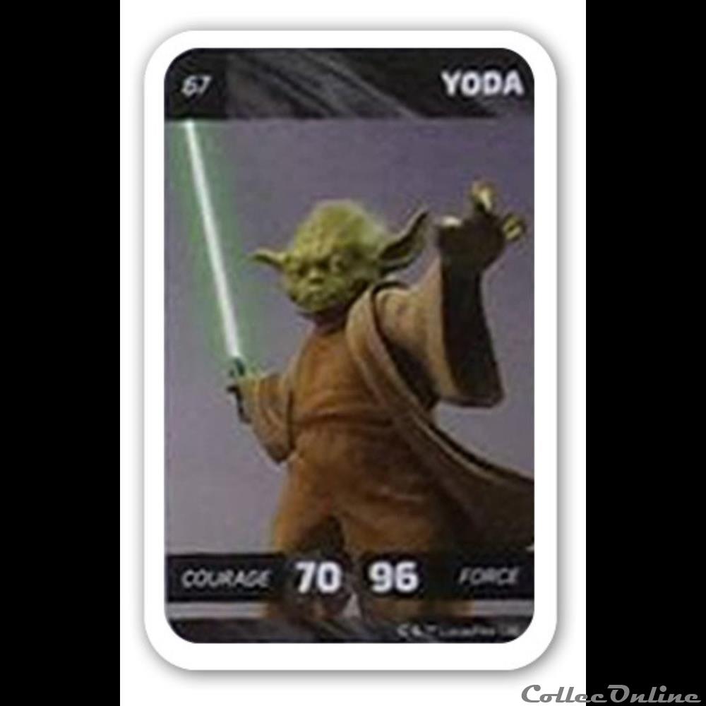 67 - Yoda jeux jouet jeu de carte collectionner 67 yoda