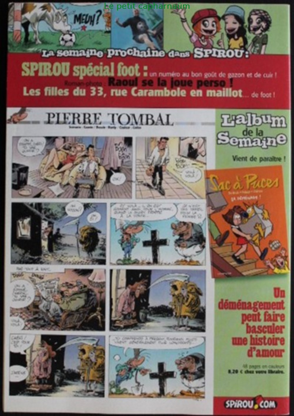 Spirou - 3453 - Couverture : Cédric livres bd revues spirou 3453 couverture cedric