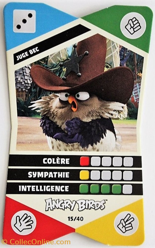 Angry Birds - C15 - Juge Bec jeux de societe jouets jeu carte collectionner angry birds c15 juge bec