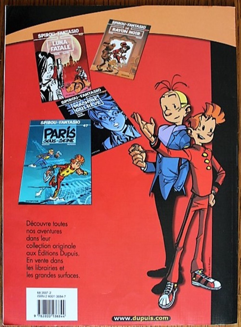 livres bd revues bandes dessinees spirou et fantasio 45 luna fatale reed 2005