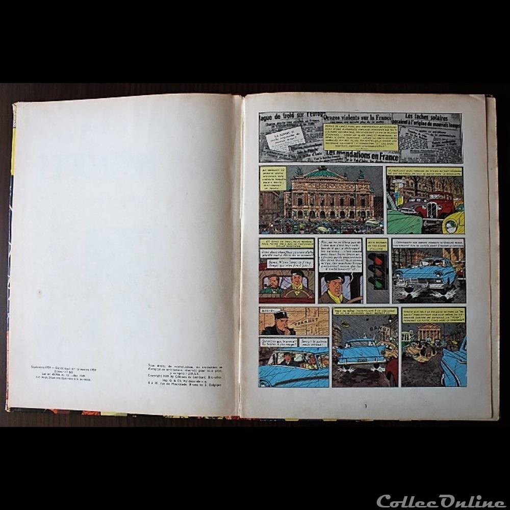 livres bd revues bandes dessinees blake et mortimer 07 s o s meteores mortimer a paris eo 1959