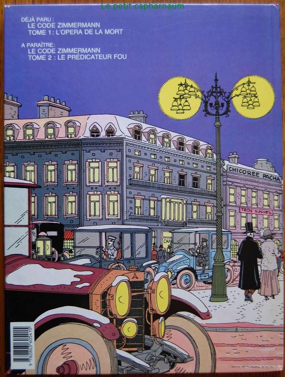 livres bd revues bandes dessinees victor sackville 01 le code zimmermann tome 1 opera de la mort eo 1986