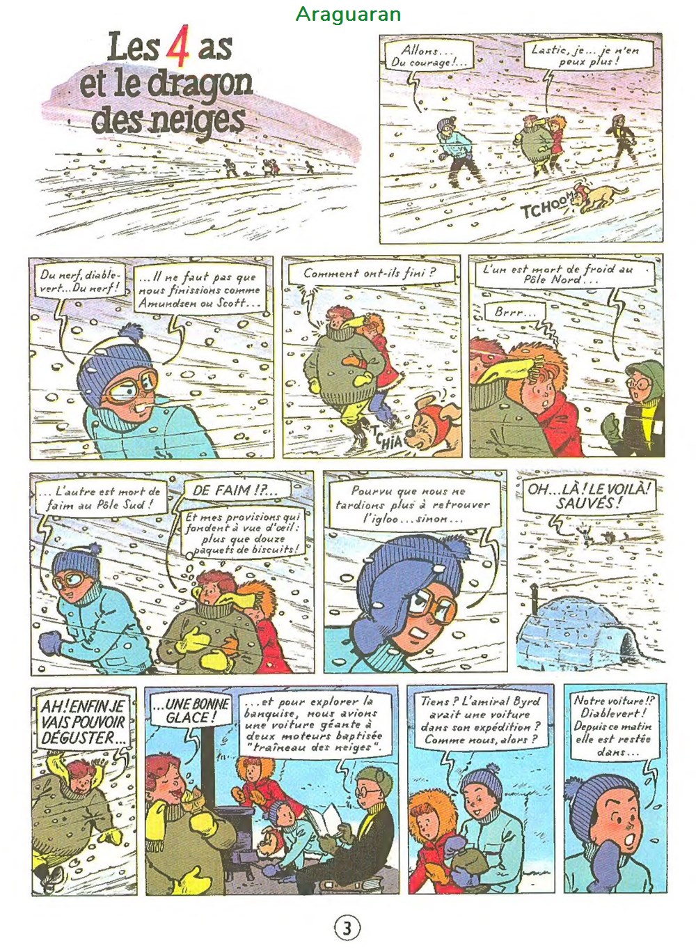 livres bd revues bandes dessinees album 4 as les 07 les 4 as et le dragon des neiges