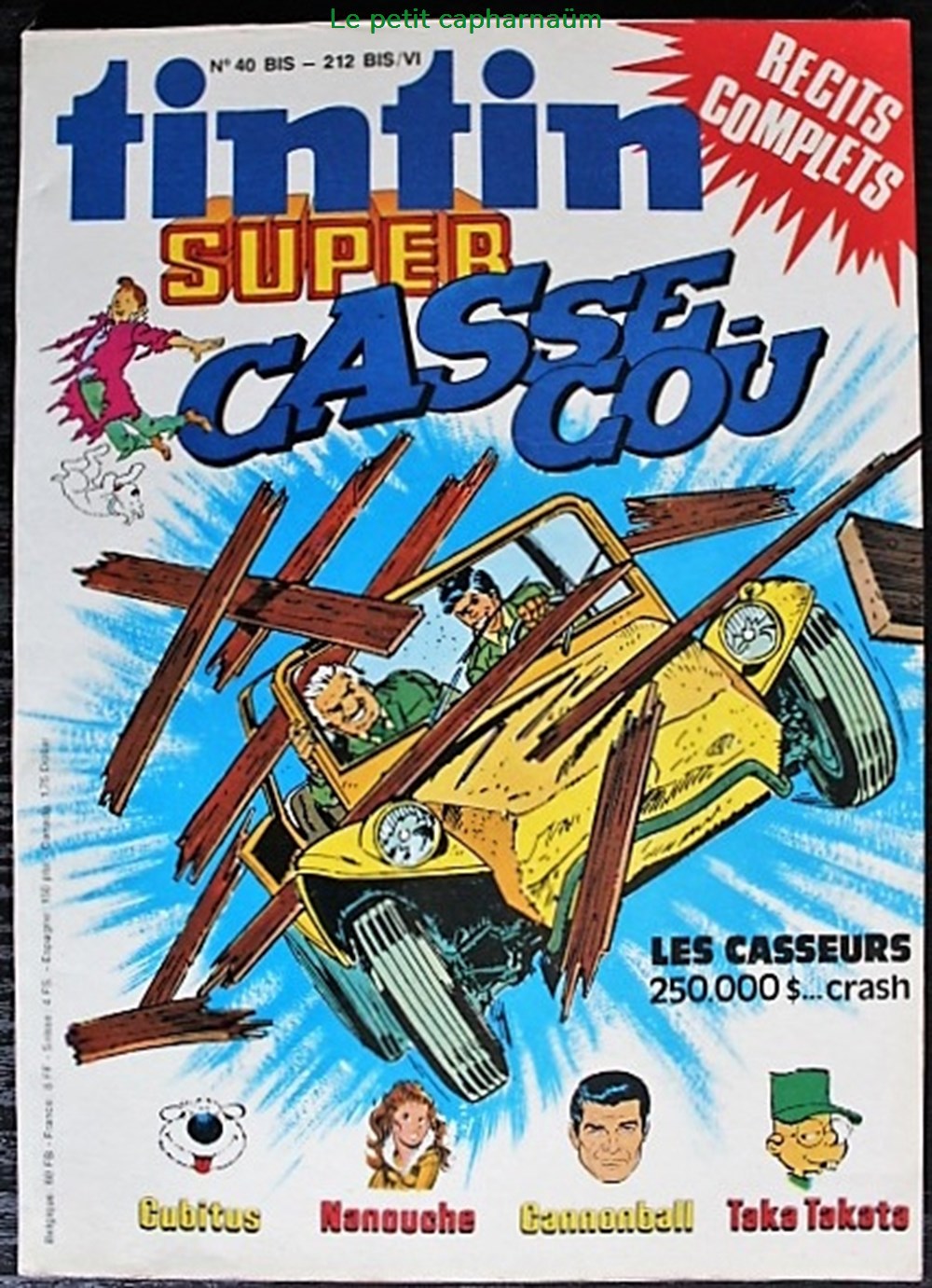 Tintin Super - 06 - Spécial casse-cou livres bd revues tintin super 06 special casse cou