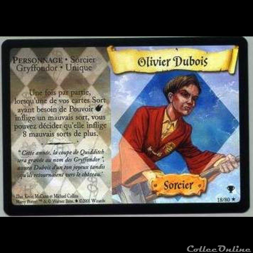 18 - Olivier Dubois jeux jouet jeu de carte a collectionner 18 olivier dubois